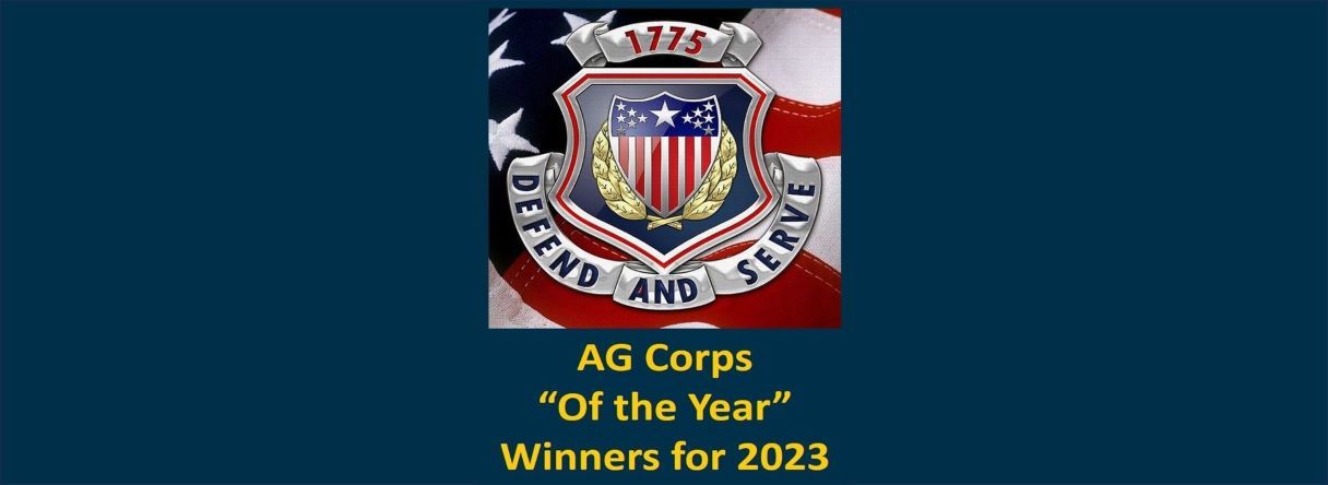 AG Corps "Of the Year" Winners for 2023