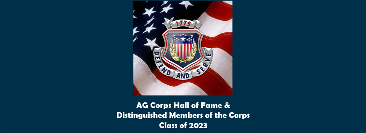 AG Corps Hall of Fame & Distinguished Members of the Corps, Class of 2023
