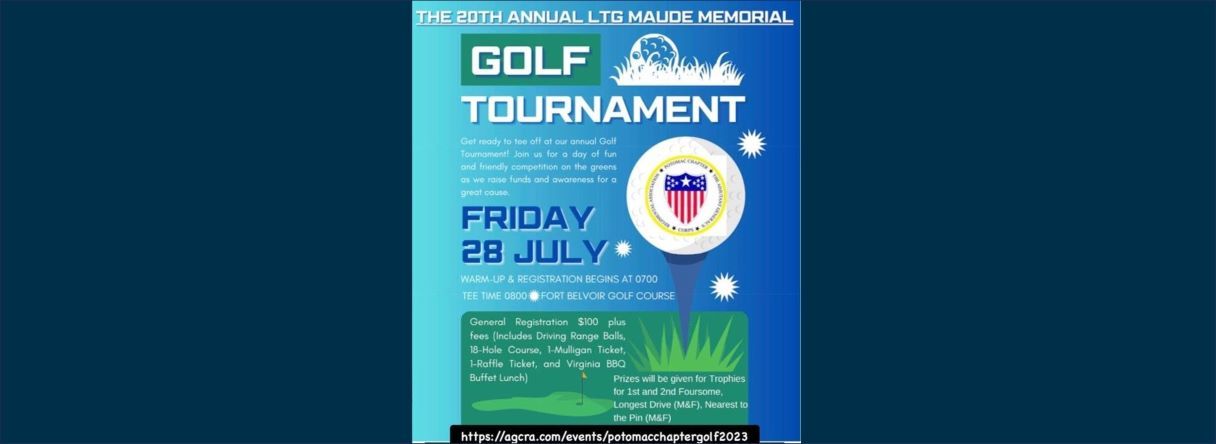 Potomac Chapter 20th Annual LTG Maude Memorial  Golf Tournament