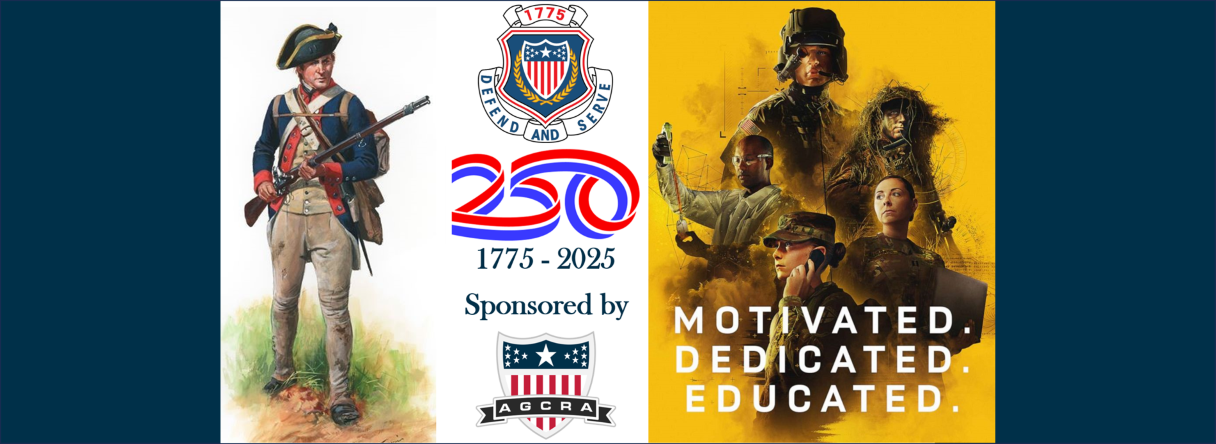 250th Birthday in 2025 – Get Ready to Celebrate the AG Corps and the AGCRA!