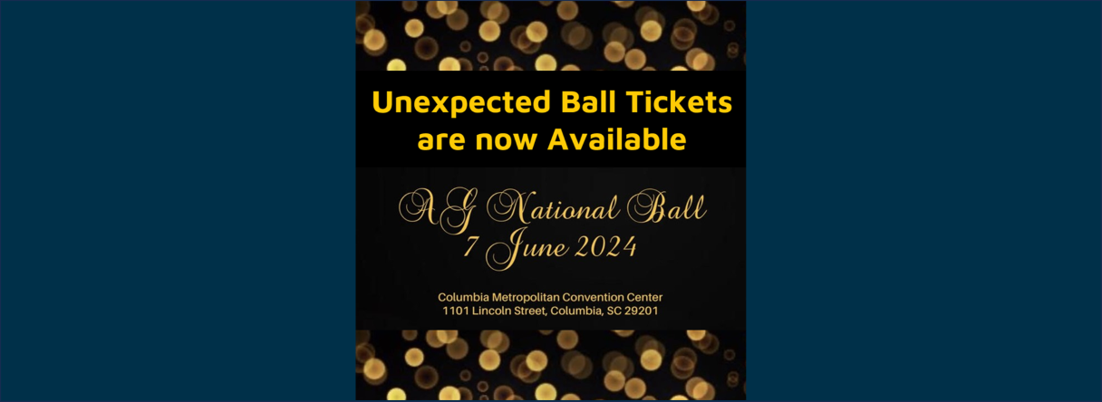 National AG Ball - Unexpected Ball Tickets are now Available