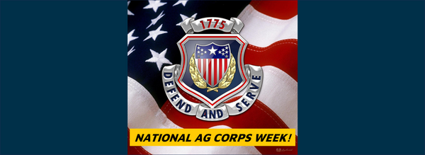 National AG Corps Week 2025, 2 - 7 June 2025, Save the Week!